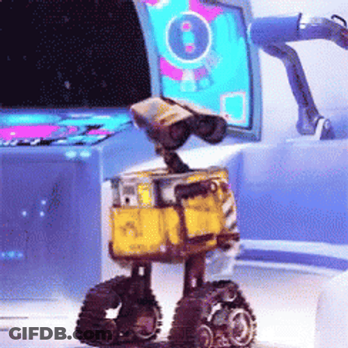 Edge Of My Seat Wall E GIF
