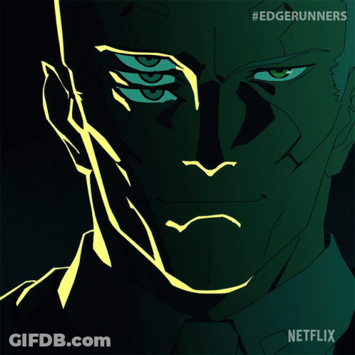 Edgerunners Poster It Is Certainly No Concern Of Yours GIF