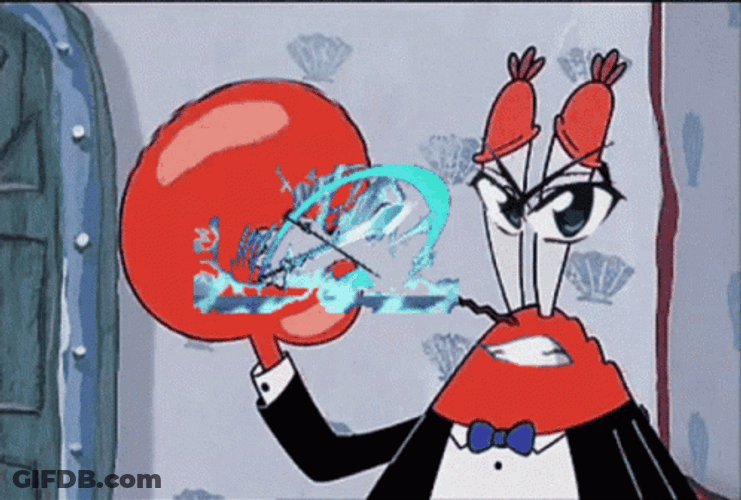 Edited Mr. Krabs Smallest Violin GIF