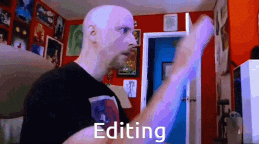 Editing Frustration GIF