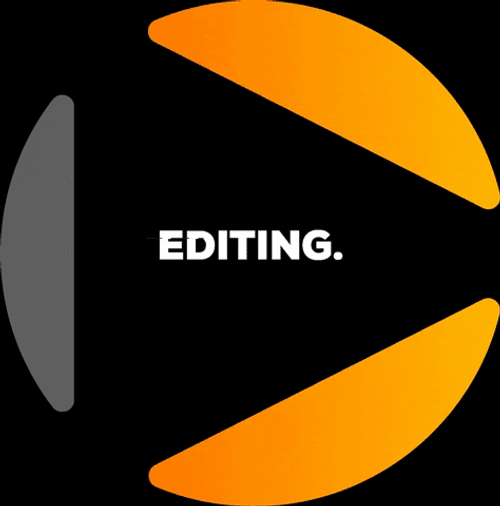 Editing Glitching Typography GIF