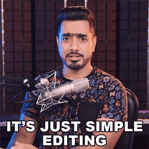 Editing Instructor Unmesh Dinda GIF