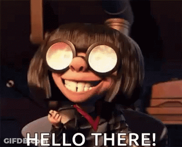 Edna Mode Hello There GIF