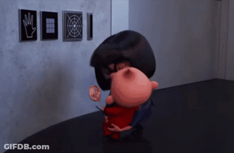 Edna Mode Jack Jack Digital Lock GIF