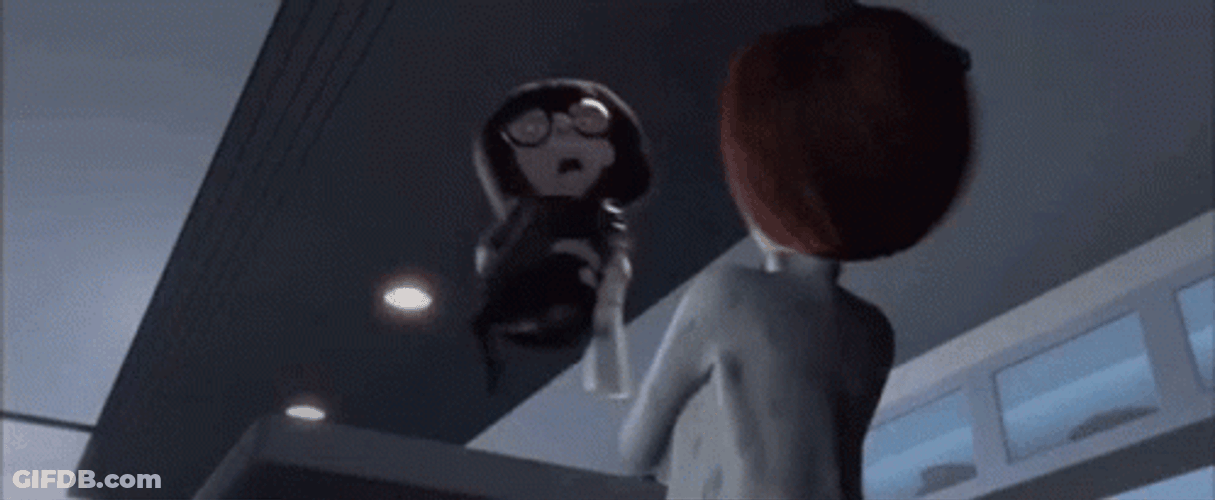 Edna Mode Rolled Paper Slap GIF