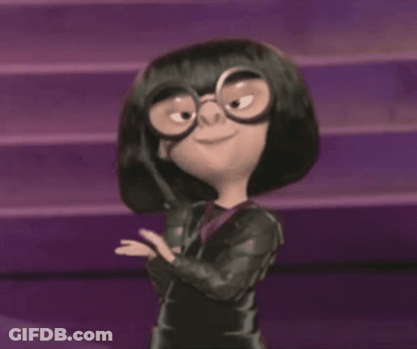 Edna Mode Side Ways Clap GIF