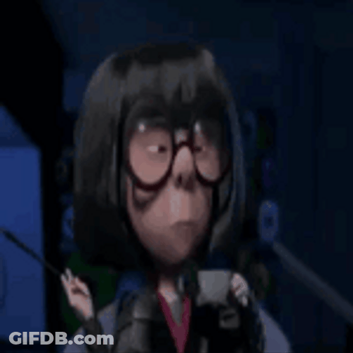Edna Mode Sipping Tea GIF