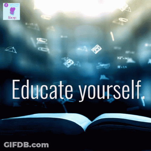 Education Educate Yourself Book Knowledge GIF