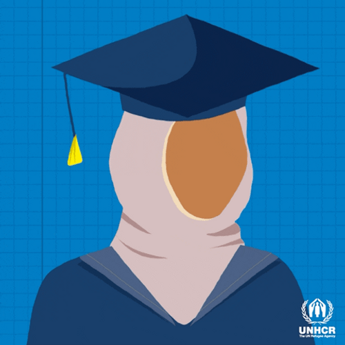 Education Empowers Refugees UN GIF