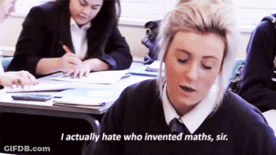 Education I Hate Maths Sir GIF