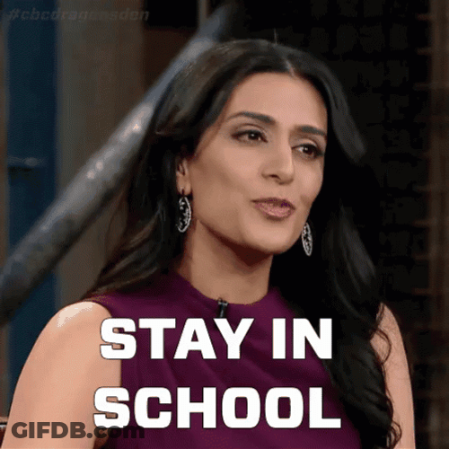 Education Manjit Minhas Stay In School GIF