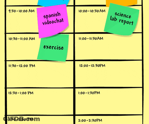 Education To Dos Student Notes GIF