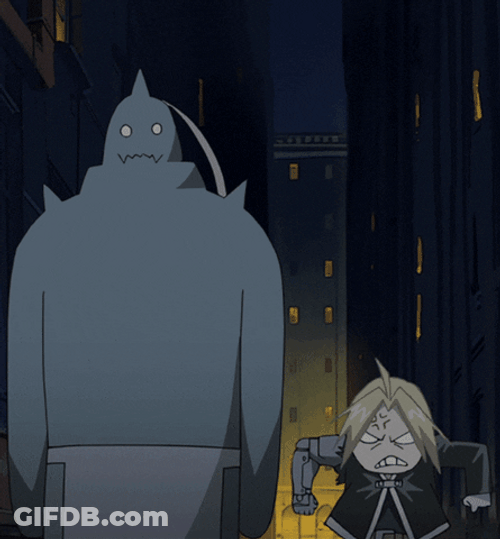 Edward Elric Angry Alphonse GIF