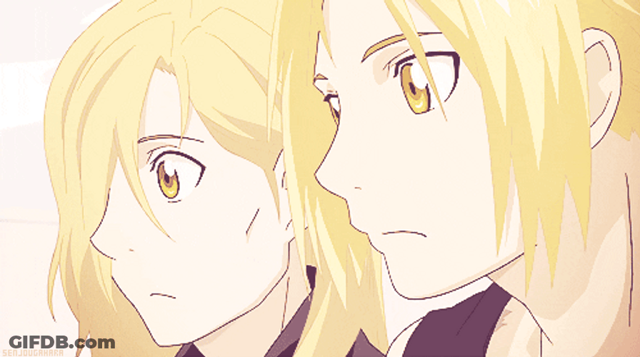 Edward Elric Fulllmetal Smile GIF