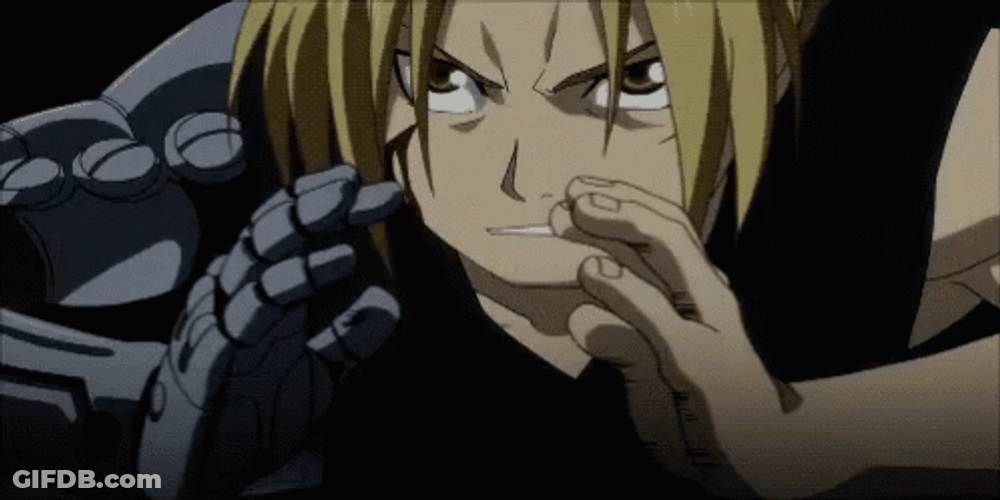 Edward Elric Fullmetal Alchemist Fight GIF