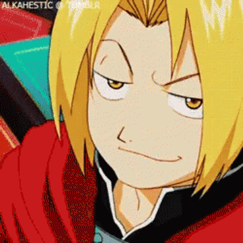 Edward Elric Fullmetal Eyebrow Hey GIF