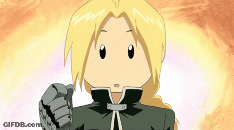 Edward Elric Fullmetal Idea GIF