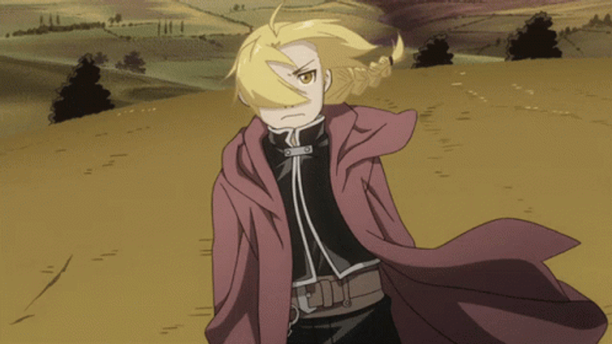 Edward Elric Fullmetal Pray Hands GIF