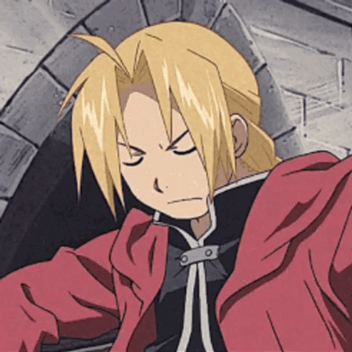 Edward Elric Fullmetal Serious GIF