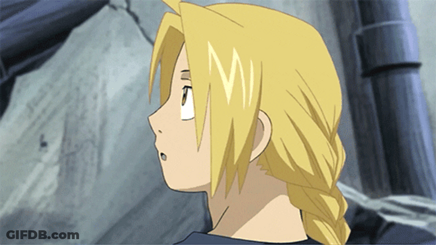 Edward Elric Fullmetal Suspicious GIF