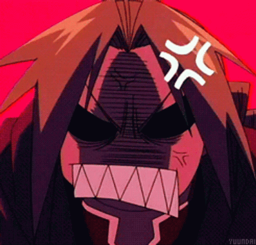 Edward Elric Mad Angry GIF