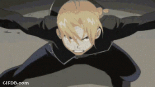 Edward Elric Pixel Art Fullmetal Alchemist GIF