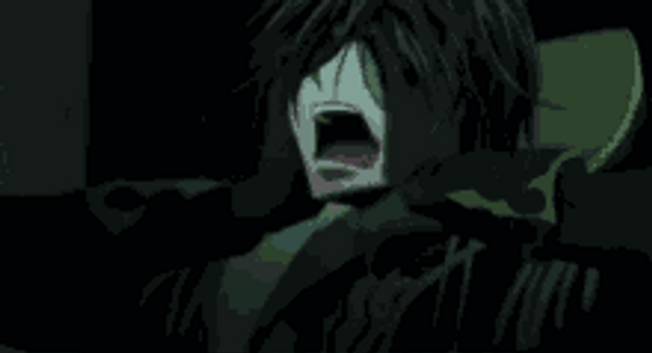Eerie Lelouch Lamperouge Screaming GIF