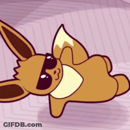 Eevee Breakdancing Performance GIF