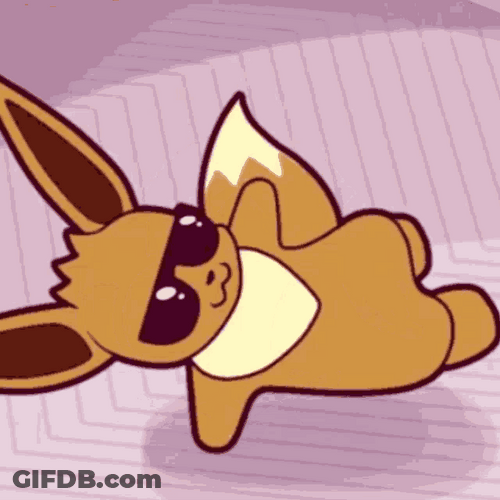 Eevee Cool Pokemon Breakdance Sunglasses GIF
