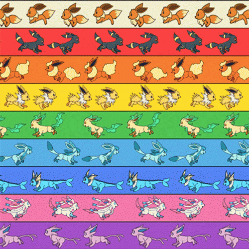 Eevee Evolutions Dashiel Silva Poke GIF