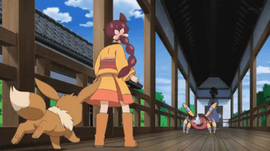 Eevee Evolutions Koharu GIF