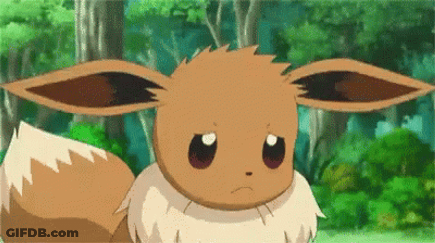 Eevee Pokemon Cute Yawn Sleepy Forest GIF