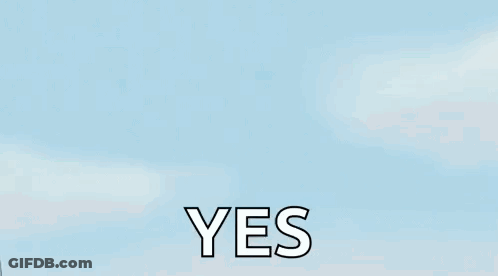 Eeyore From Winnie The Pooh Saying Yes In Blue Sky GIF