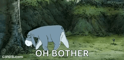 Eeyore Sleeping Under Tree GIF