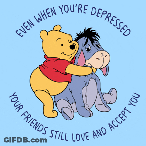 Eeyore Winnie Friends Graphic Design GIF
