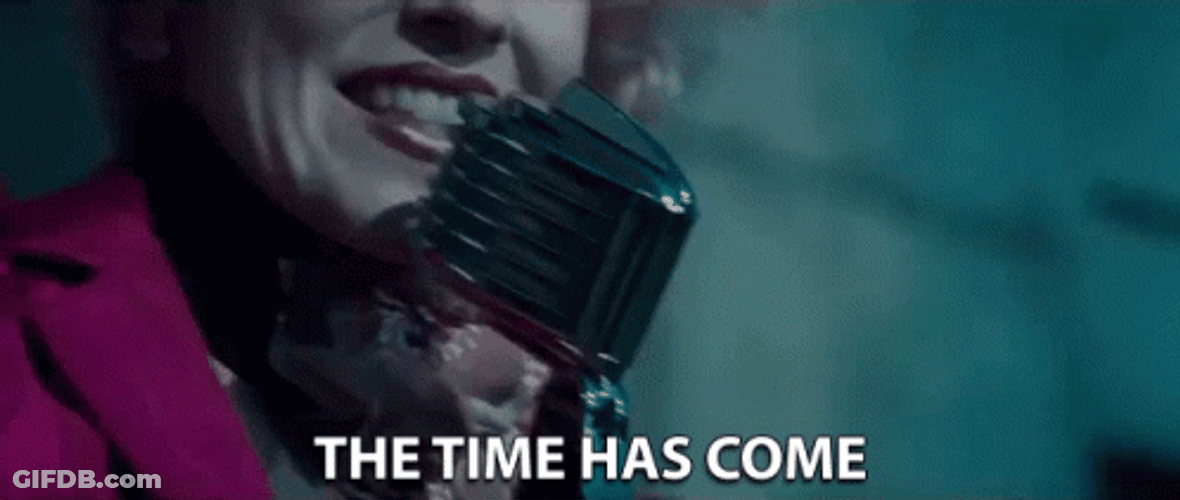 Effie Trinket It Is Time GIF