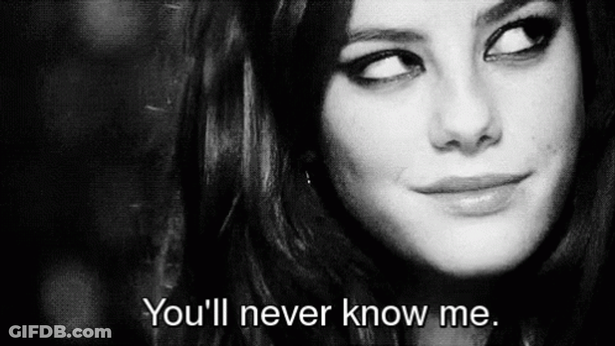 Effy Stonem Evil Smile You'll Never Know Me GIF
