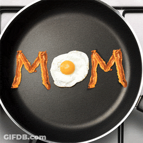Egg Dog Bacon Forming Word Mom Wow GIF