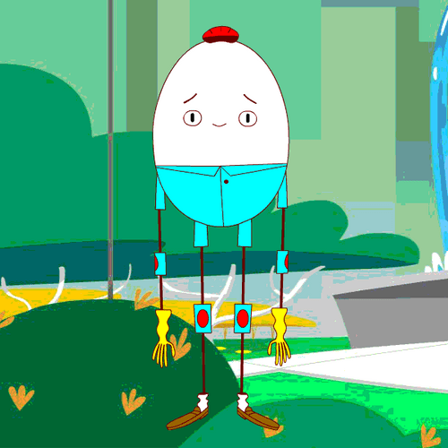 Egg Laying King Humpy Dumpy GIF