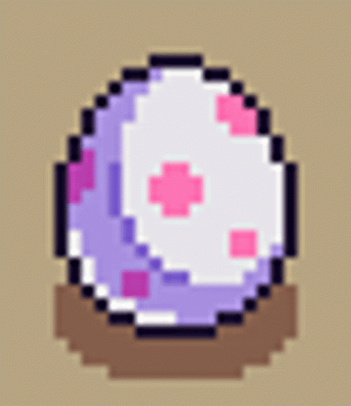 Egg Pixel Art Animation GIF