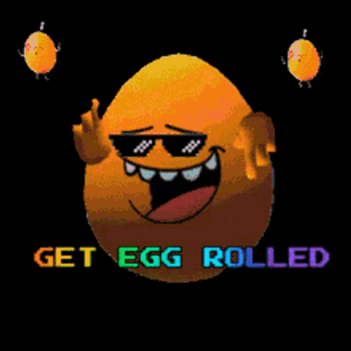 Egg Roll Partying GIF