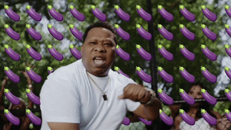 Eggplant Happy Hip Hop Dance GIF
