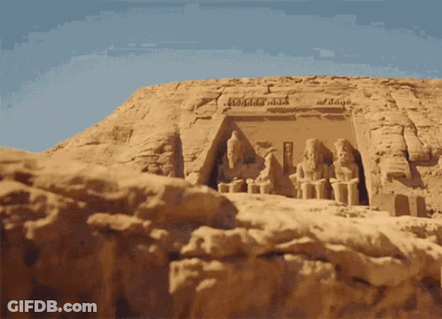 Egypt Statue Of Man GIF