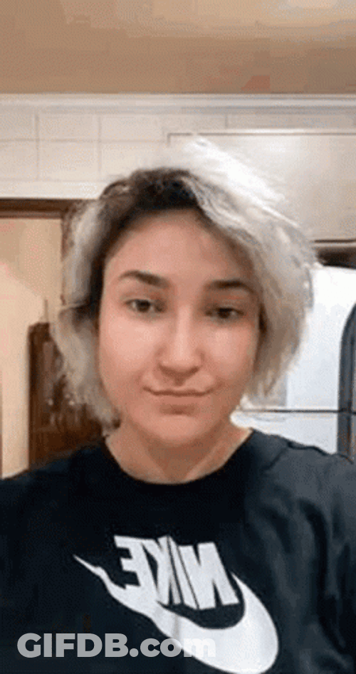 Eh Duckface Facial Expression Loop GIF