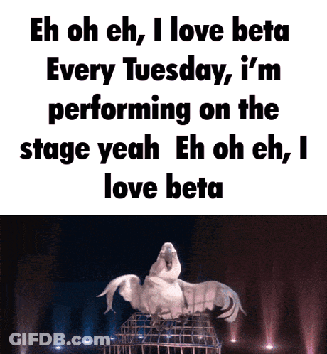 Eh Oh Eh I Love Beta Every Tuesday Performing On Stage GIF