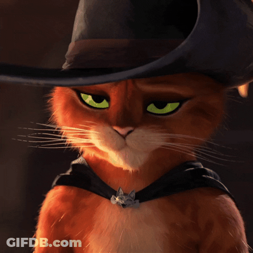 Eh Puss In Boots Shoulder Shrug GIF
