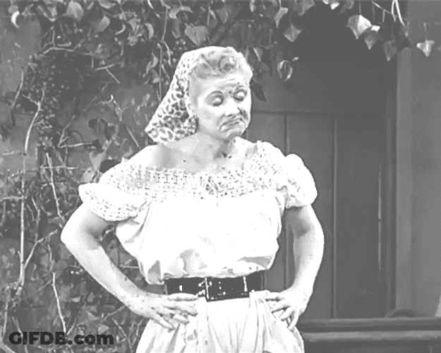 Eh Vintage Lucille Ball Nonchalant GIF