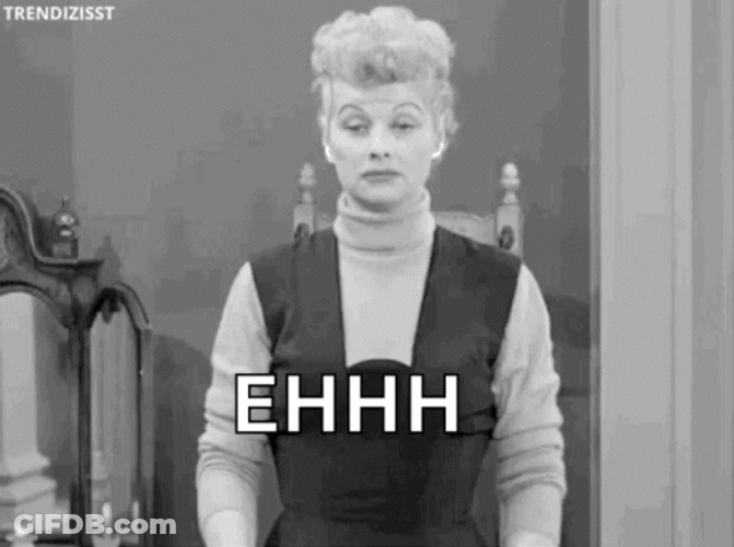 Eh Vintage Lucille Ball Shoulder Shrug GIF