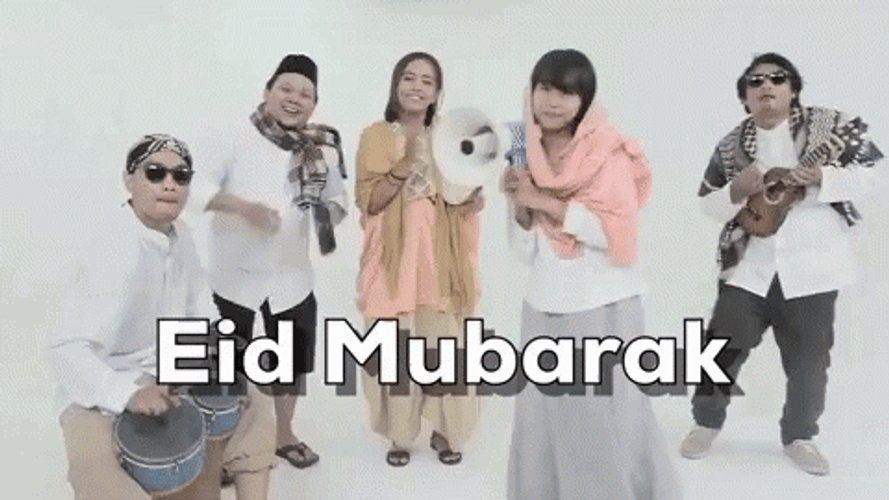 Eid Mubarak Music Instruments GIF