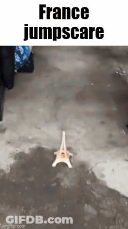 Eiffel Tower France Jumpscare GIF